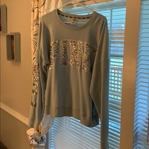 Victoria’s Secret pink sweatshirt